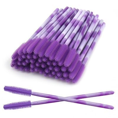 Disposable Silicone Eyelash Mascara Brushes Wands Applicator Eyebrow Brush Makeup Tool Kit Set Tool Bulk