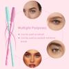Disposable Silicone Eyelash Mascara Brushes Wands Applicator Eyebrow Brush Makeup Tool Kit Set Tool Bulk view 2