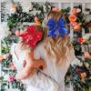 12-Color Jumbo Glitter Cheer Bow Clip  7 Sequin Hair Bow for Girls, Perfect for Softball, Uniforms, Christmas, Halloween, and Special Occasions view 4