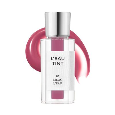 BBIA LEAU Tint  Glossy & Glow Lip Stain Watery Lip Tint Non-Sticky High Shine Finish Long-lasting Moisturizing Lightweight Natural Daily Use Vegan Korean Makeup (03 LILAC L'EAU - MINI)