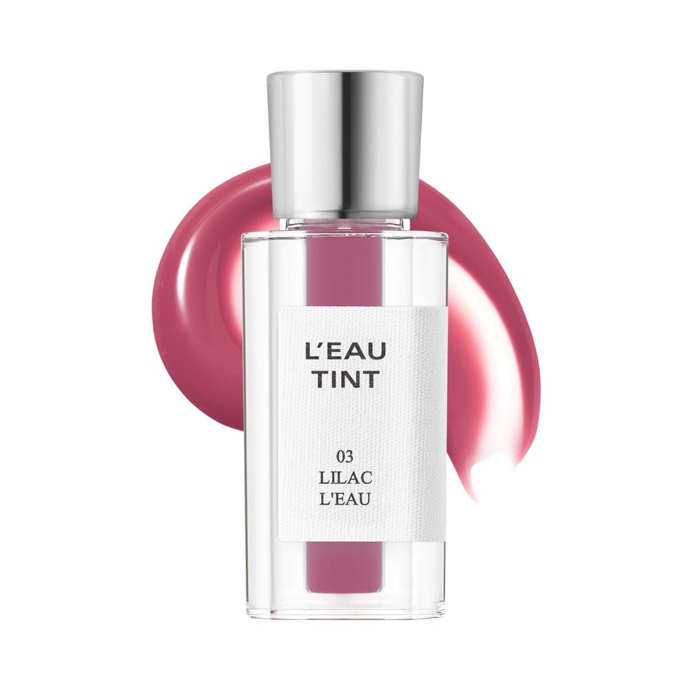 BBIA LEAU Tint Glossy & Glow Lip Stain Watery Lip Tint Non-Sticky High Shine Finish Long-lasting Moisturizing Lightweight Natural Daily Use Vegan Korean Makeup (03 LILAC L'EAU - MINI)