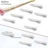 100Pcs Hair Clips, 1.77Inch Silver Hair Clips Single Prong Flat Metal Hair Bow Alligator Clips for Sectioning Hair Styling And Sectioning Hairdressing DIY Crafts view 2