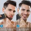 Foil Shaver for Men, Electric Razor with 2-Speed Settings, High-Speed Waterproof Dual Floating Blades for Close Shaving, Rechargeable with LED Display, Ideal for Face, Beard & Head Shaving view 2