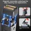 Foil Shaver for Men, Electric Razor with 2-Speed Settings, High-Speed Waterproof Dual Floating Blades for Close Shaving, Rechargeable with LED Display, Ideal for Face, Beard & Head Shaving view 3