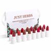 Just Herbs Ayurvedic Creamy Matte Micro Mini Lipstick Kit Lip Hydrating & Moisturizing, Lipsticks for Women Suitable All Indian Tones (Pack of 16) view 1