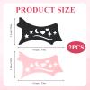 2 PCS Eyetour Eyeshadow Tool, Eyeshadow Assistant, Eyeshadows Stencils for Eyes, Perfect Eyeliner and Eyeshadows Application for Women Quick Make-Up Stencils, Eyes Beginners Friendly view 4