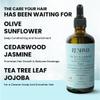 Reshma Beauty Tea Tree & Jojoba Henna Infused Repair Oil with Glass Dropper  100% Pure & Natural Multi-Purpose Repairing Conditioning Oil for Dry and Damaged Hair, Beard & Eyebrows  3.38 fl oz view 3