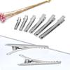 100Pcs Hair Clips, 1.57Inch Silver Hair Clips Single Prong Flat Metal Hair Bow Alligator Clips for Sectioning Hair Styling And Sectioning Hairdressing DIY Crafts view 4