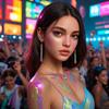 6 Shapes Holographic Body Glitter Gel Set, Pink Face & Body Glitter for Festival, Party, Cheer, Hair, Easy to Apply & Remove, Non-Sticky Sparkly Makeup for Bold Looks (Blue) view 4