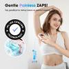Oreeth Laser Hair Removal Device, at-Home IPL Hair Removal for Women & Men - Safe 45F Ice-Cooling Contact for Painless & Long-Lasting Results, 86% Hair Reduction in 3 Weeks for Full Body, Gold/White view 2