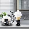 Grandslam Deluxe Shaving Kit for Men, 3 in 1 Shaving Set Includes Shaving Brush, Stainless Steel Shaving Bowl and Razor & Brush Holder, Black Set view 4