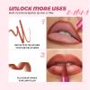 2-in-1 Gradient Matte Lip Liner and Lipstick, Long Lasting and High Pigmented Lipstick for Women with Gradual Ombre Effect, Precise Contouring, Easy-to-Use Crayon Form for Velvet Smooth Lip Makeup view 4