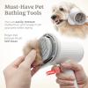 Dog Brush for Shedding, Professional 2-in-1 Pet Hair Dryer & Dog Grooming Brush with Removable Comb, Adjustable Temperature/Speed, Portable Brush for Dogs and Cats view 4