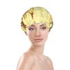 A Brood Of Chickens Shower Cap For Women Reusable Double Layers Bathing Bath Cap Hair Caps Waterproof Elastic Band Ladies Spa Salon Shower Hat Hair Caps view 3
