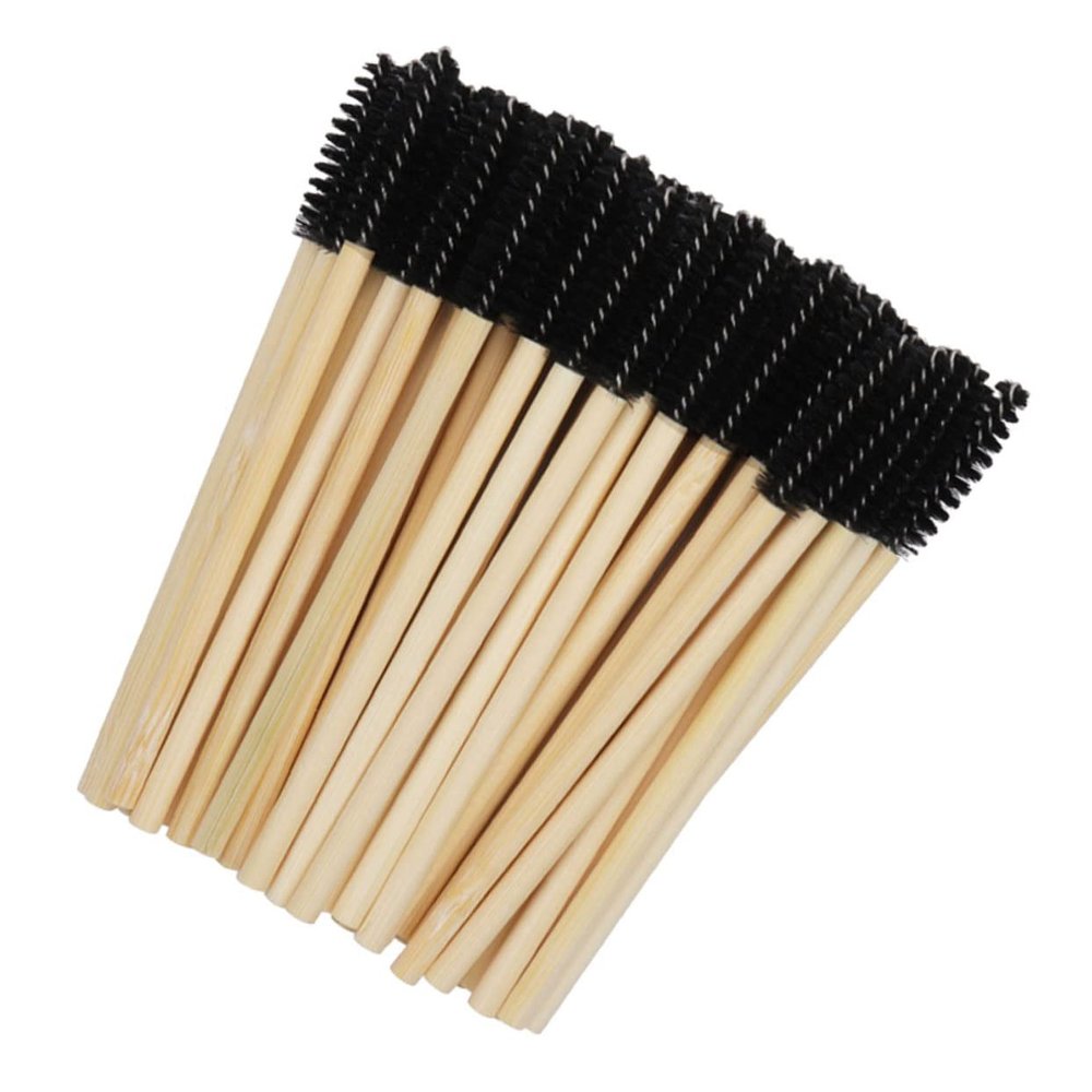 LIFKOME 100pcs Disposable Mascara Applicator Wands Eyelash Brush for Mascara Removal Eyebrow Brush Easy to Use and Carry