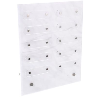 Acrylic Nail Sample Display Stand Marble Pattern for Halloween Season