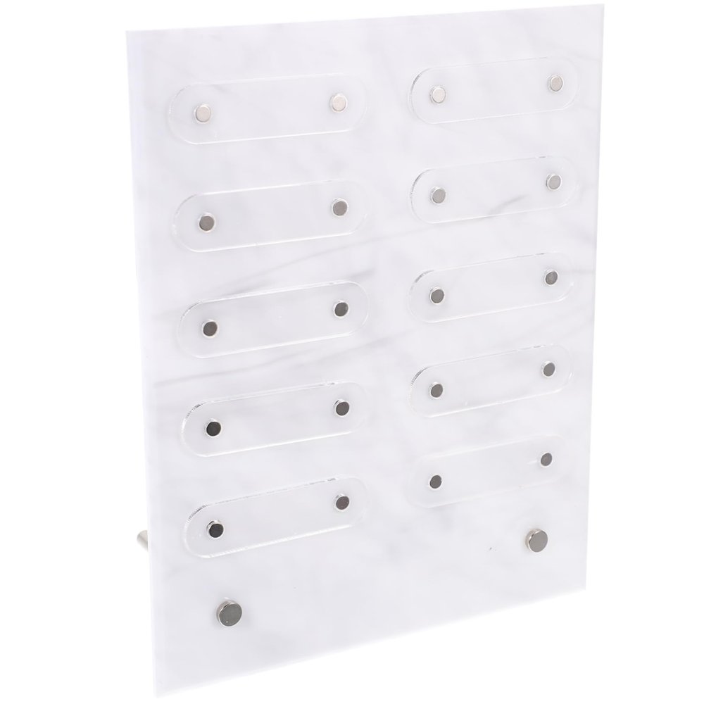Acrylic Nail Sample Display Stand Marble Pattern for Halloween Season