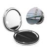 LHDGBNV Mackinac Suspension Bridge Compact Mirror for Women Portable Pocket Mirror Folding Mini Mirror with 2 X 1x Magnification Purse Mirror Travel Makeup Mirror Parties Friends Gifts view 1