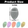 12PCS Facial Sponges, Colorful Cleansing Puffs for Face Skin, Bath Sponge Exfoliating Pads, Reusable Puff for Daily Face Deep Pore Cleansing Blackheads Dead Skin Makeup Remover view 2