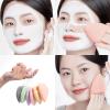12PCS Facial Sponges, Colorful Cleansing Puffs for Face Skin, Bath Sponge Exfoliating Pads, Reusable Puff for Daily Face Deep Pore Cleansing Blackheads Dead Skin Makeup Remover view 4