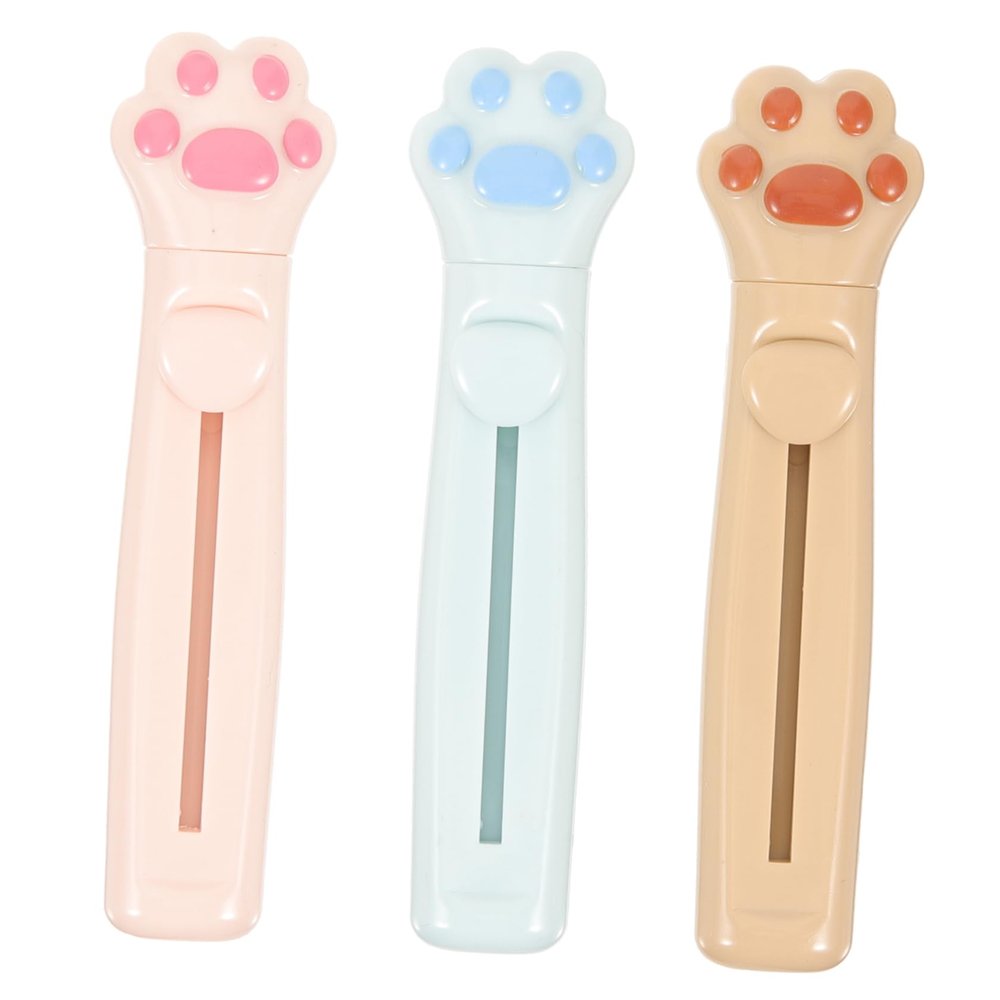 Hoement 3pcs Eyebrow Eyebrow Shaver Tool for Women Portable Facial Hair Remover for Neat Brows for Beginners and Travel Use Brown