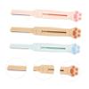 Hoement 3pcs Eyebrow Eyebrow Shaver Tool for Women Portable Facial Hair Remover for Neat Brows for Beginners and Travel Use Brown view 3