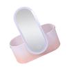 ADOCARN Cosmetics Storage Organizer with Led Mirror Portable Makeup Box Rotating Design Premium Abs Material for Home Travel Makeup view 1