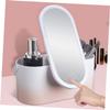 ADOCARN Cosmetics Storage Organizer with Led Mirror Portable Makeup Box Rotating Design Premium Abs Material for Home Travel Makeup view 3