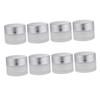 VICASKY 5G Frosted Glass Cream Jar 8 Pack Mini Cosmetic Sample Containers Lids for Travel and Daily Use view 1