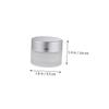 VICASKY 5G Frosted Glass Cream Jar 8 Pack Mini Cosmetic Sample Containers Lids for Travel and Daily Use view 2