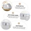 VICASKY 5G Frosted Glass Cream Jar 8 Pack Mini Cosmetic Sample Containers Lids for Travel and Daily Use view 3