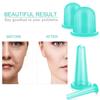 BBTO Silicone Facial Cupping Set, Vacuum Massage Cup Kit for Body, Face, Neck, Back, and Eye, 6 Cups and Exfoliating Brush (Mint Green) view 4
