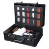 JLYNOWPT Barber Case Aluminum Alloy Frame Knot Barber Box with Code Lock and Portable Handle,Clipper Case Clippers and Supplies for Barbers, Manicurists, Beauticians view 3