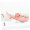 Vaguelly 2pcs Flower Shower Sponge Mesh Puff Boys and Girls Foaming Ball for Tub Accessories view 2