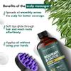 Majestic Pure 100% Pure Rosemary Oil For Hair Growth with Scalp Massager - Strengthening, Nourishing, Volumizing - Infused with Silk Protein & Castor Oil - Non GMO Verified - 4 Fl Oz view 3