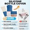 16 Pack Silicone Bottle Cover,Travel Essential for Women Men,Cruise Ship Essentials 2025,Beach Vacation Essentials,Travel Size Toiletries,Airplane Travels Accessories Elastic Sleeve for Leak Proofing view 2