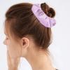 21PCS Pink Velvet Hair Scrunchies, Scrunchy Hair Ties Ropes, Premium Velvet Soft Hair Scrunchy Bulk, Valentine's Day Thick Elastic Bands, Solid Color Classic Ponytail Hair Accessories for Women Gifts view 3