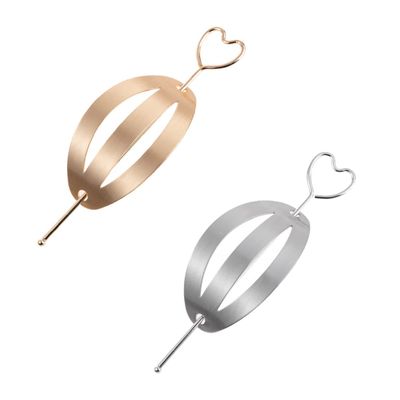 Baluue 2pcs Fashionable Hair Cuff Bun Cages Hair Stick Holder Cuff Clips Elegant Accessories for Women