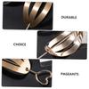Baluue 2pcs Fashionable Hair Cuff Bun Cages Hair Stick Holder Cuff Clips Elegant Accessories for Women view 2