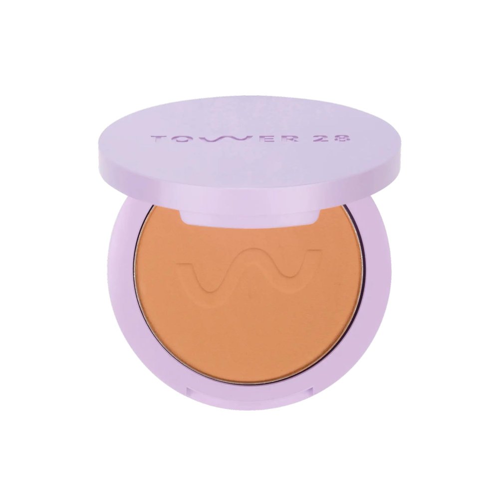 Tower 28 GetSet Talc-Free Setting Powder  Blurring, Soft Matte, Sweat-Proof & Transfer-Proof  Hydrating, Sensitive Skin Safe, Vegan & Cruelty-Free  Hermosa Honey