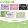 Hpmjz Oil Blotting Sheets 5 PCS (500 Counts) Oily Control Skin Paper Oil Absorbing Sheets 5 Scents Oily Control Film for Makeup Face Cheek Forehead Chin view 2