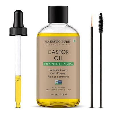 Majestic Pure Castor Oil - 4 Fl Oz with Applicator