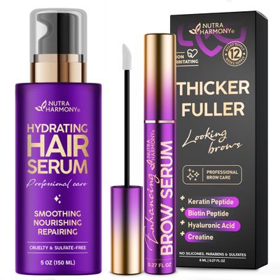 NUTRAHARMONY Hydrating Hair Serum & Enhancing Brow Serum