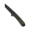 OUTDOOR EDGE Razor VX4  3" Replaceable Blade Folding Knife  Black Tanto Blade  Black G10 Over Green Handle  Reversible Clip  EDC, Outdoor & Survival view 1