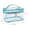 Aikimfuly Transparent Makeup Bag - Multifunctional Portable Travel Toiletry Organizer - Cosmetic Storage & Perfume Holder view 2