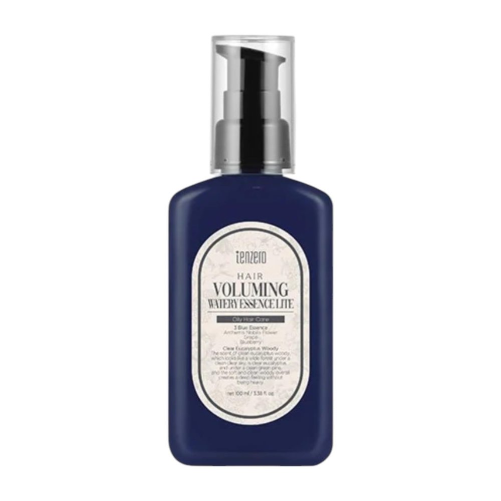 tenzero Hair Voluming Watery Essence Lite | ightweight Volume & Hydration for Bouncy, Fuller Hair | 3.38oz - 100ml | Korean Beauty Care
