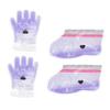 Didiseaon 2pairs Lavender Paraffin Wax Hand and Feet Covers Reusable Moisturizing Treatment for Salon-quality for Dry Skin Care and Relaxation view 1