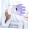 Didiseaon 2pairs Lavender Paraffin Wax Hand and Feet Covers Reusable Moisturizing Treatment for Salon-quality for Dry Skin Care and Relaxation view 2