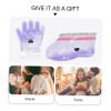 Didiseaon 2pairs Lavender Paraffin Wax Hand and Feet Covers Reusable Moisturizing Treatment for Salon-quality for Dry Skin Care and Relaxation view 4