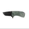 OUTDOOR EDGE RAZOR VX1 | Topo Map Etching | Replaceable Blade EDC Folding Pocket Knife | 3" Stainless Blade, Green Anodized Aluminum Handle, Reversible Pocket Clip | Cool Knife for Men view 2